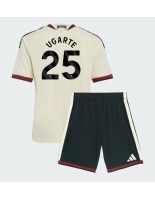 Manchester United Manuel Ugarte #25 Kolmaspaita Lasten 2026-27 Lyhythihainen (+ shortsit)